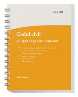 Codul civil Actualizat 1 septembrie 2022 - spiralat