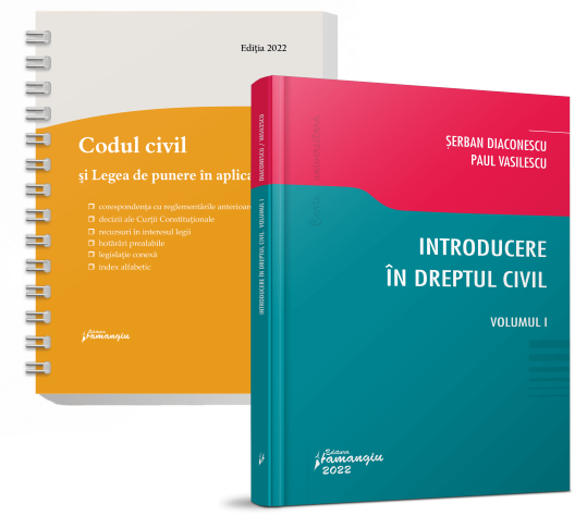 Pachet Introducere in dreptul civil - Diaconescu, Vasilescu