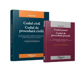 Pachet Codul civil. Codul de procedura civila. Codul penal. Codul de procedura penala