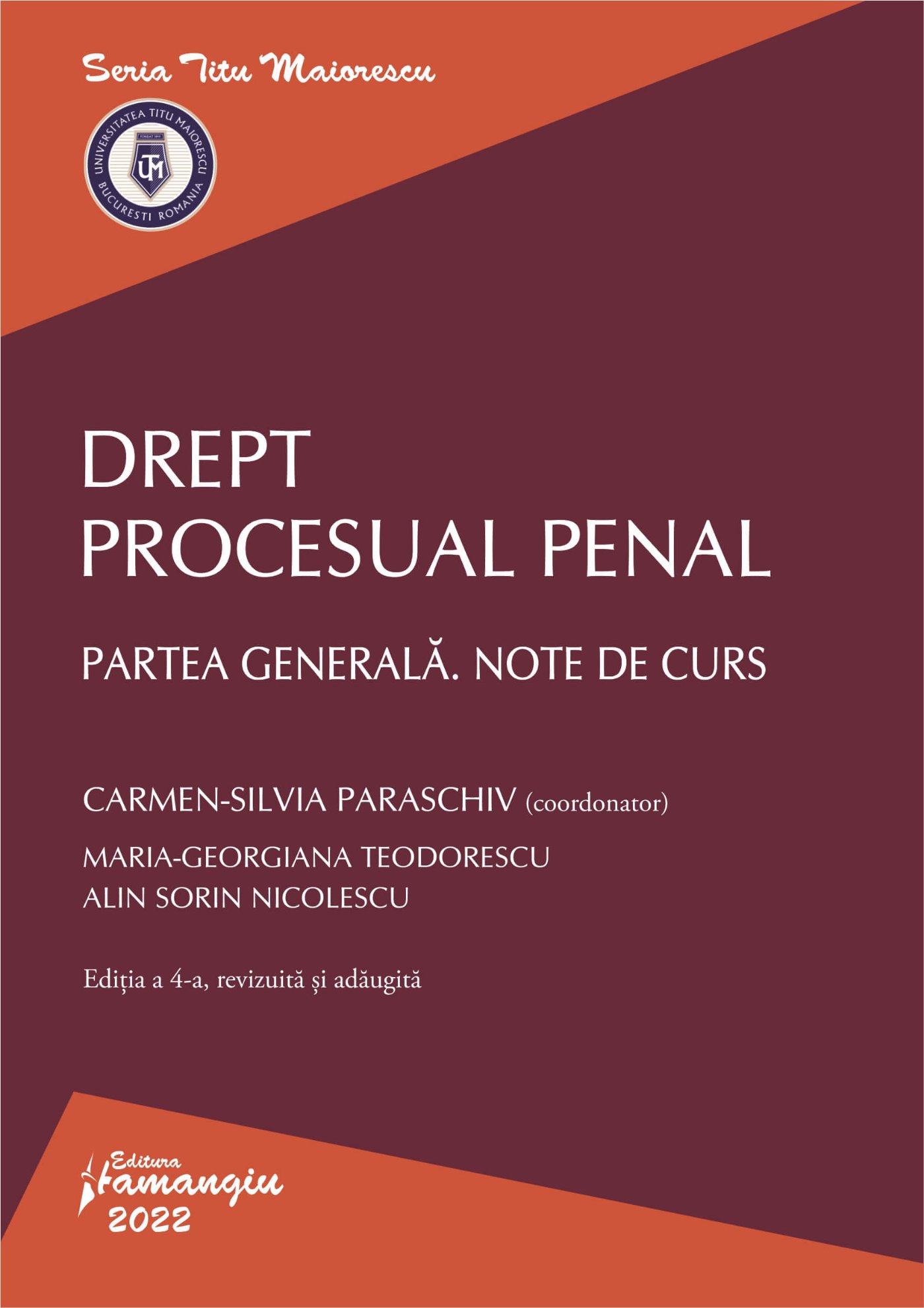 Drept procesual penal. Partea generala 2022 