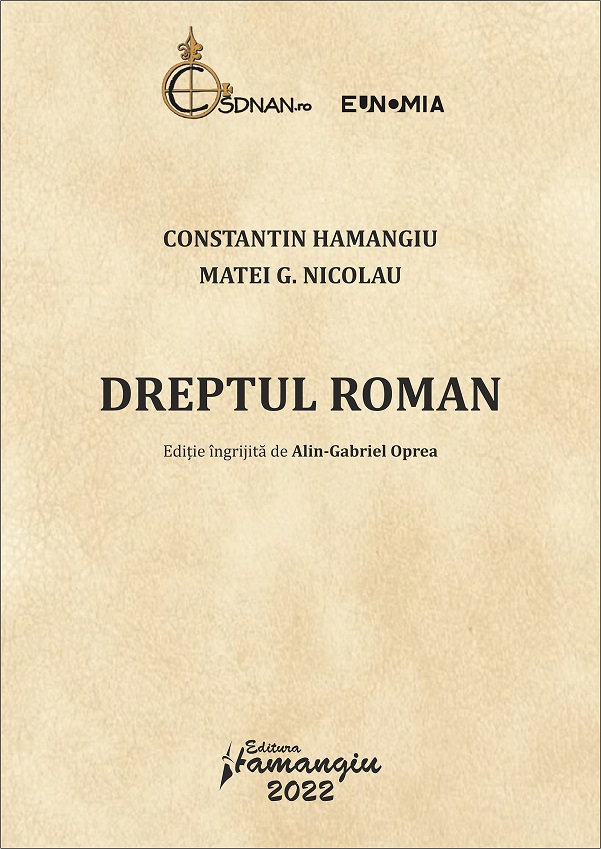 Drept roman - Constantin Hamangiu