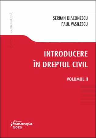 Introducere in drept civil. Vol. II_Vasilescu, Diaconescu