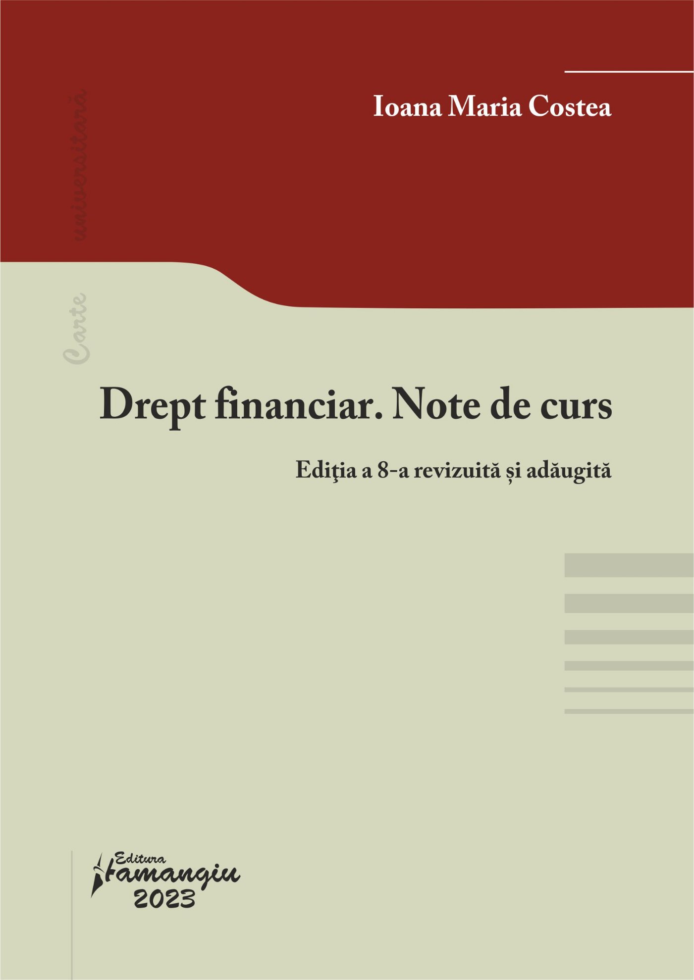 Drept financiar. Note de curs_ed. 8_Costea
