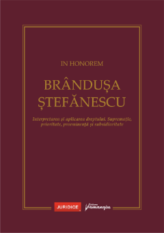 In Honorem Brandusa Stefanescu