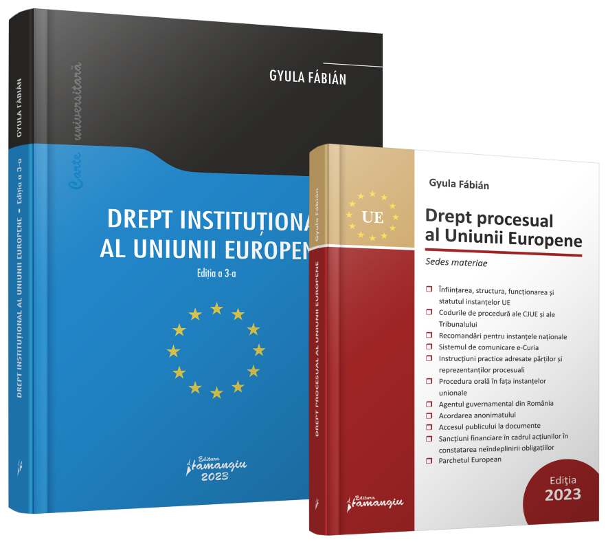 Pachet Dreptul Uniunii Europene -Gyula Fabian 2023
