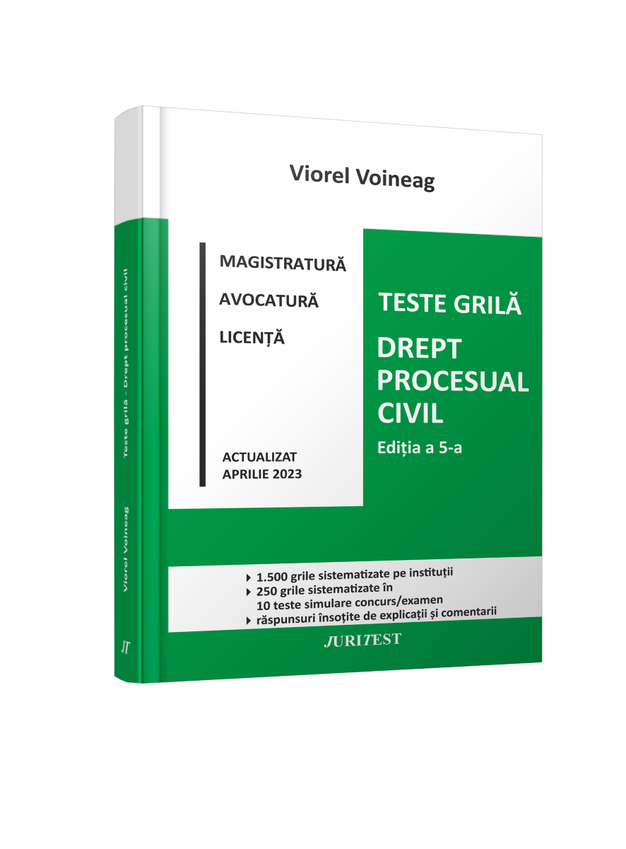Teste grila. Drept procesual civil. Editia a 5-a - Viorel Voineag