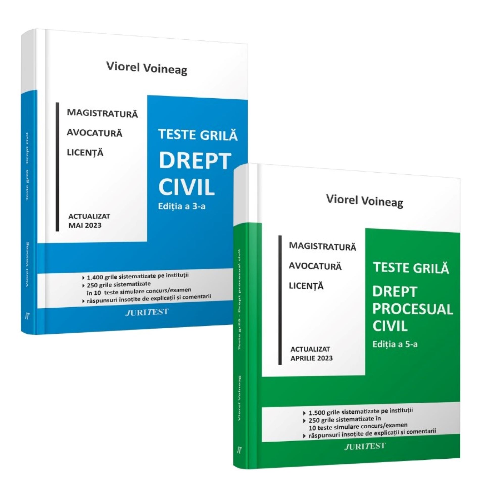 Pachet teste grila drept civil si procesual civil 2023 - Viorel Voineag