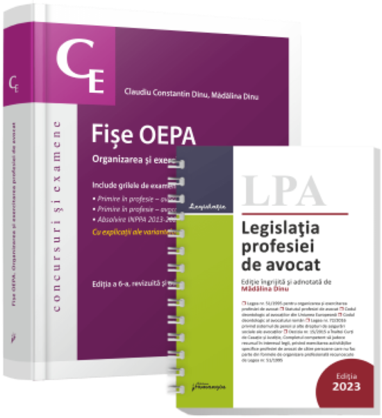 Pachet organizarea si exercitarea profesiei de avocat - Claudiu Constantin Dinu, Madalina Dinu