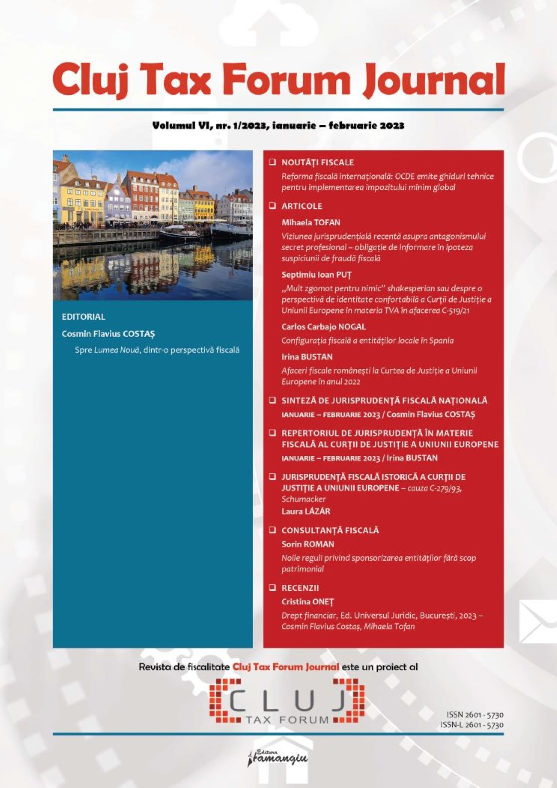 Cluj Tax Forum Journal 1/2023 - Cosmin Flavius Costas