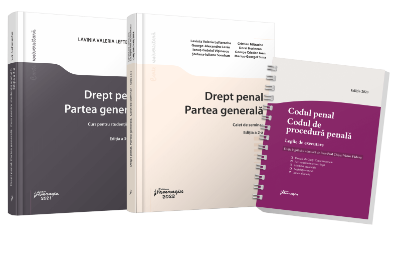 Pachet Drept penal. Partea generala. Curs pentru studentii anului II-Lavinia Lefterache