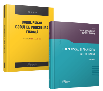 Pachet Drept fiscal si financiar si codul fiscal 2024 -Cosmin Flavius Costas, Septimiu Ioan Put, ***