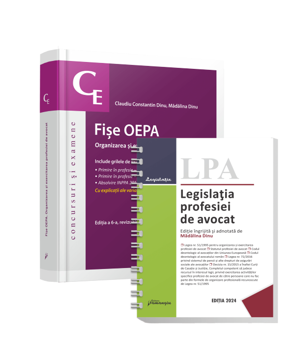 Pachet organizarea si exercitarea profesiei de avocat - Claudiu Constantin Dinu, Madalina Dinu
