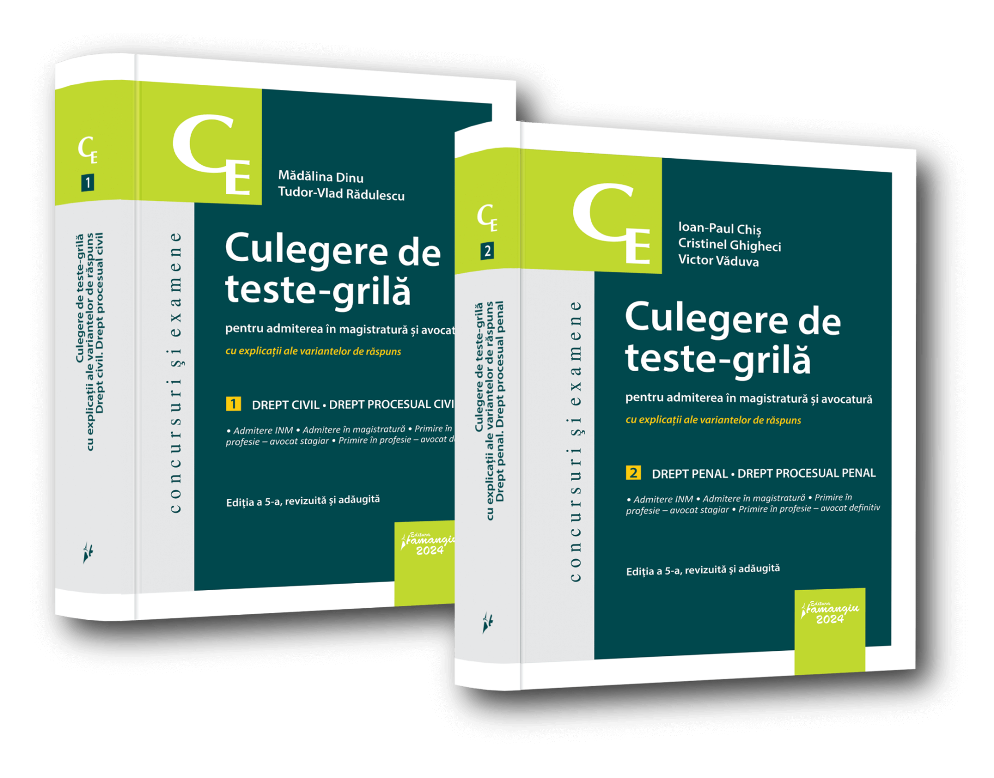 Culegere de teste-grila pentru admiterea in magistratura si avocatura 2024