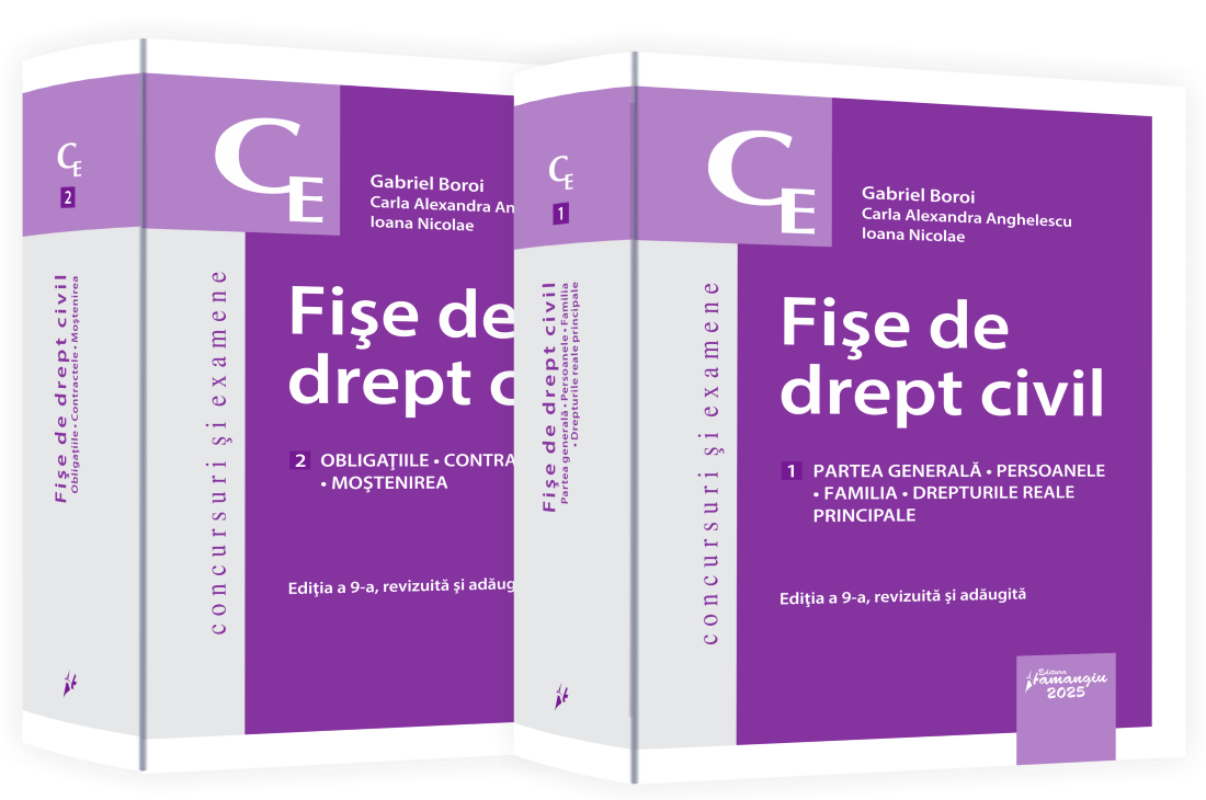 Fise de drept civil. Editia a 9-a- Gabriel Boroi, Carla Alexandra Anghelescu, Ioana Nicolae