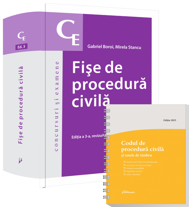 Pachet Fise de procedura civila. Codul de procedura civila -Gabriel Boroi, Mirela Stancu, ***