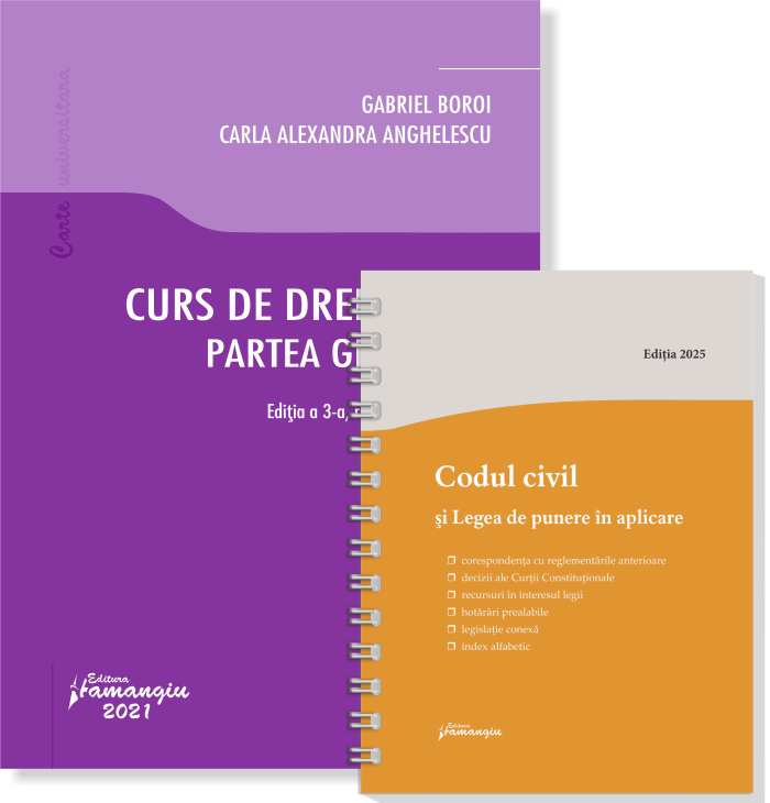 Pachet Curs de drept civil. Partea generala - Gabriel Boroi, Carla Alexandra Anghelescu, ***