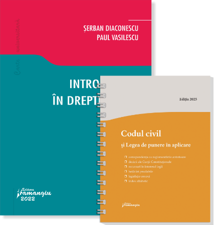 Pachet Introducere in dreptul civil volumul I- Serban Diaconescu, Paul Vasilescu