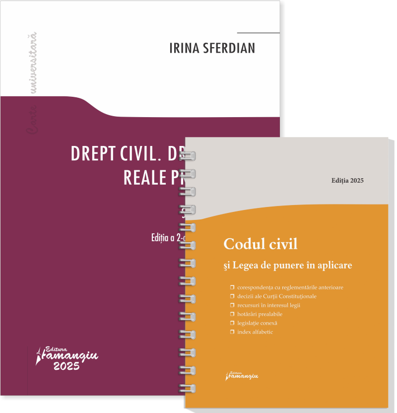 Pachet Drept civil. Drepturile reale principale. Studiu aprofundat- Irina Sferdian
