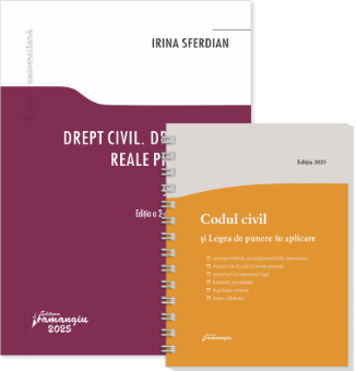 Pachet Drept civil. Drepturile reale principale. Studiu aprofundat- Irina Sferdian