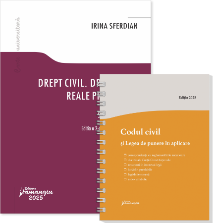 Pachet Drept civil. Drepturile reale principale. Studiu aprofundat- Irina Sferdian