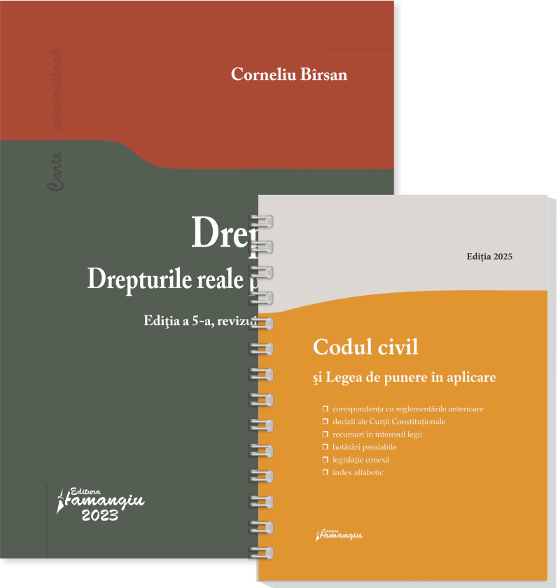 Pachet Drept civil. Drepturile reale principale- Corneliu Birsan, ***