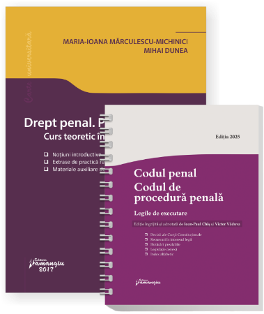Pachet Drept penal. Partea generala. Curs teoretic in domeniul licentei (I)- Maria-Ioana Marculescu-Michinici, Mihai Dunea, Ioan-Paul Chis, Victor Vaduva