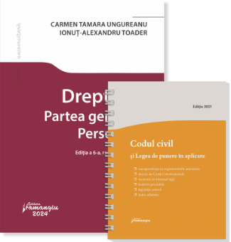 Pachet Drept civil. Partea generala. Persoanele- Carmen Tamara Ungureanu, Ionut Alexandru Toader