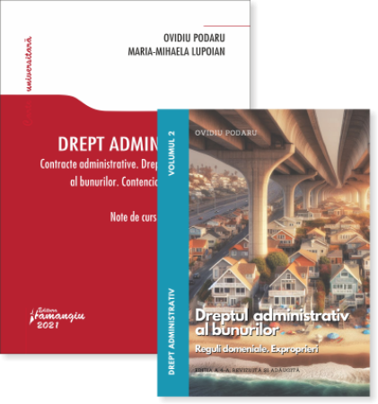 Pachet Drept administrativ- Ovidiu Podaru, Maria-Mihaela Lupoian (Pop)