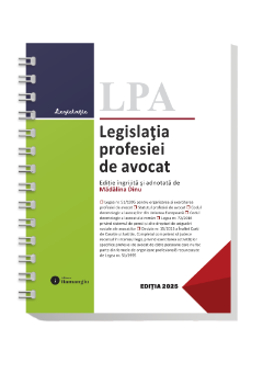 Imagine Legislatia profesiei de avocat. Actualizata 1 noiembrie 2025 - spiralata