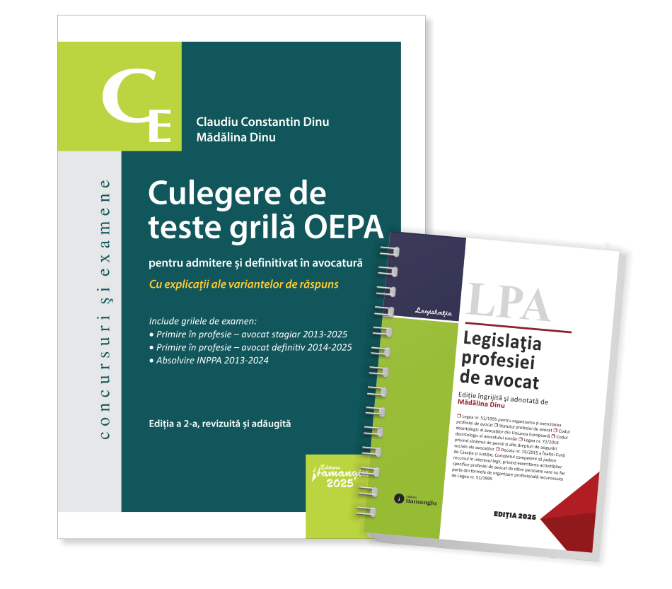 Imagine Pachet organizarea si exercitarea profesiei de avocat