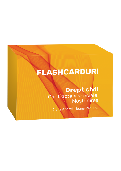 Imagine Flashcarduri. Drept civil. Contractele speciale. Moștenirea