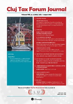 Imagine Cluj Tax Forum Journal 4/2025