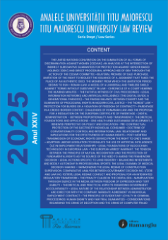 Analele Universitatii Titu Maiorescu 2025
