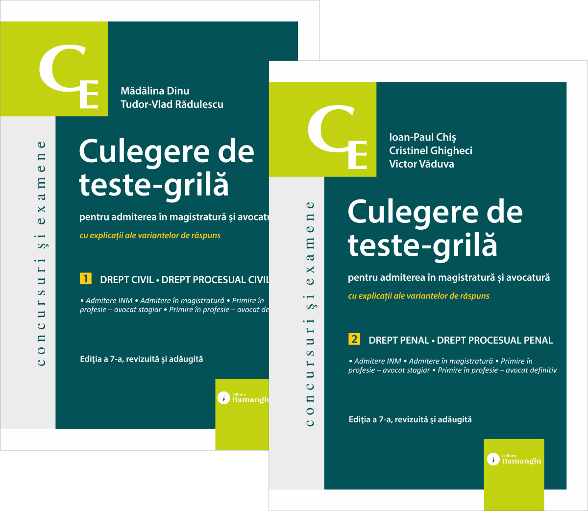 Culegere de teste-grila pentru admiterea in magistratura si avocatura. Editia a 7-a