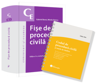 Imagine Pachet Fișe de procedură civilă. Codul de procedură civilă mai 2026