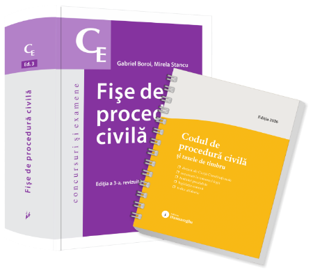 Imagine Pachet Fișe de procedură civilă. Codul de procedură civilă mai 2026