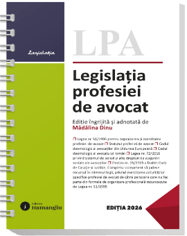 Legislatia profesiei de avocat. Actualizata la 6 iulie 2026- spiralata