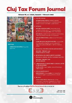 Cluj Tax Forum Journal 1/2026