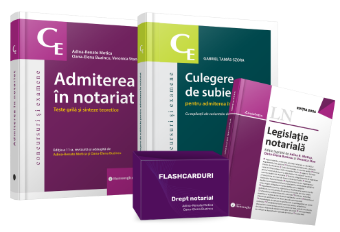 Pachet complet Admiterea in notariat