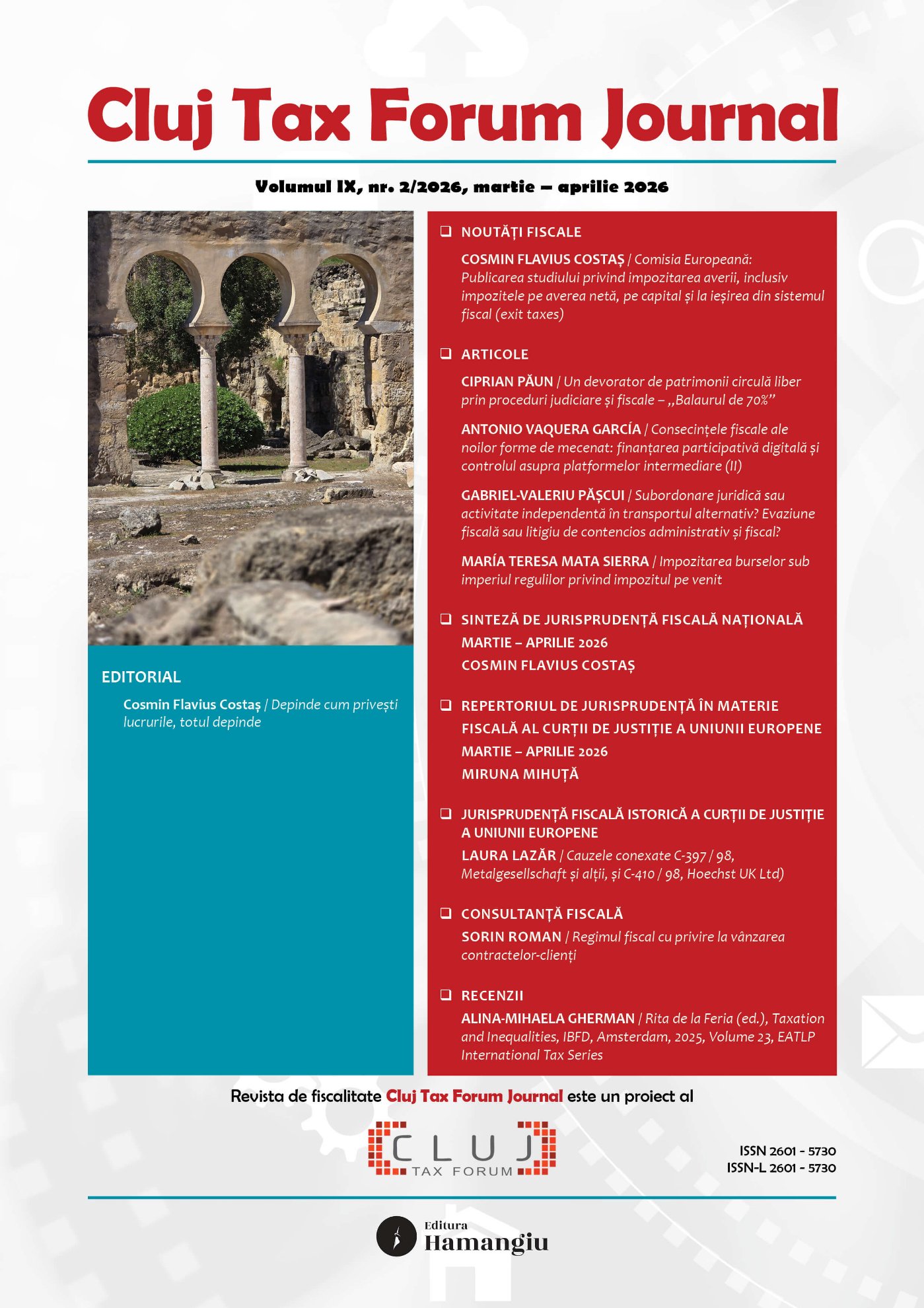 Cluj Tax Forum Journal 2/2026