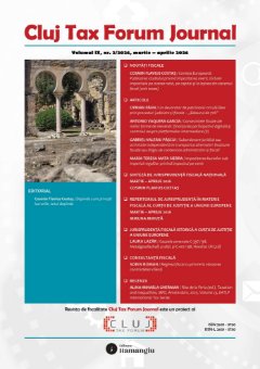 Cluj Tax Forum Journal 2/2026