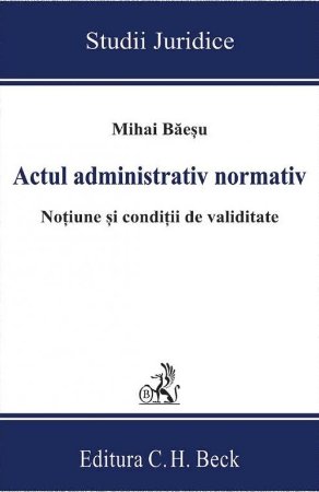 Actul administrativ normativ-Baesu