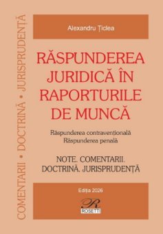 Raspunderea juridica in raporturile de munca