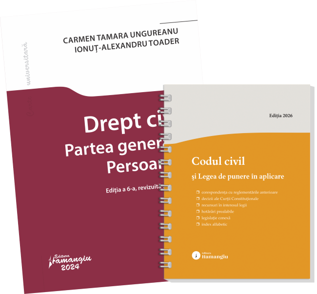 Pachet Drept civil. Partea generala. Persoanele