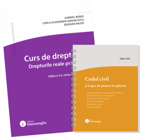 Pachet Curs de drept civil. Drepturile reale principale