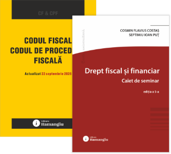 Pachet Drept fiscal si financiar si codul fiscal