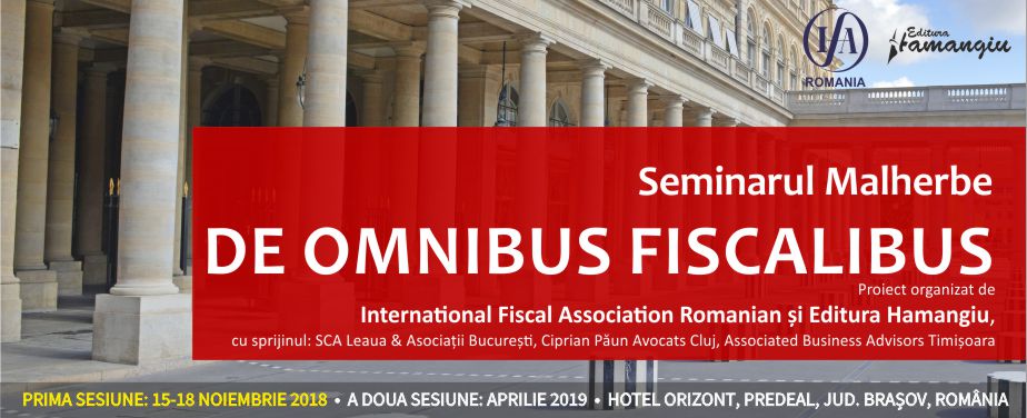 Seminarul Malherbe: De Omnibus Fiscalibus